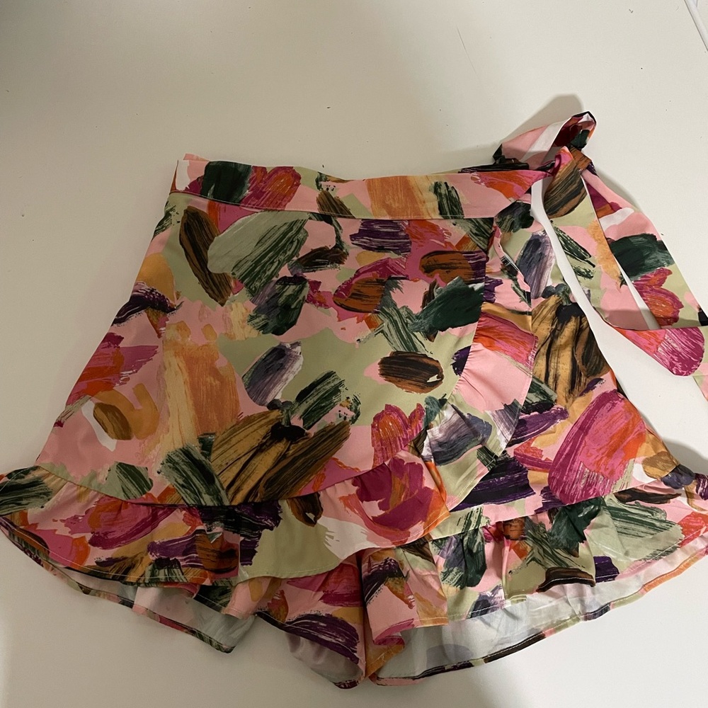 Floral Skort